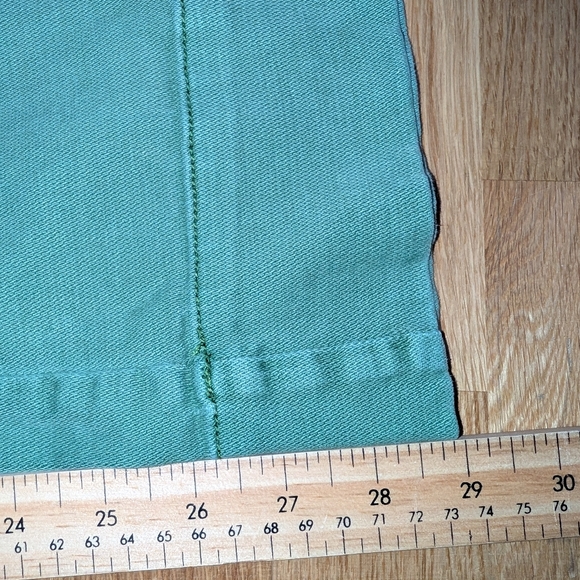 Pilcro Green High Waisted Wide Leg Cargo Pants - Picture 7 of 14